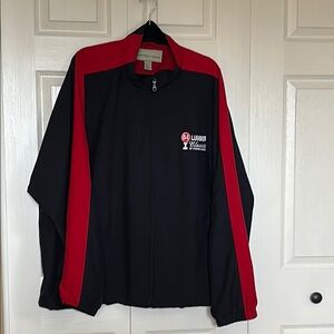 Cutter & Buck Red and Blue Windbreaker Lightweight Jacket